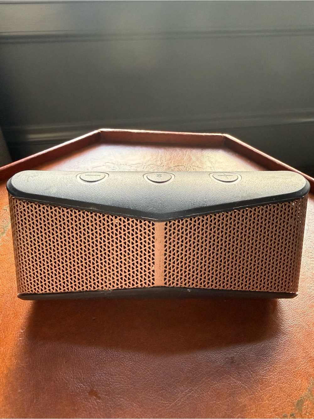 Logitech X300 Portable Wireless Bluetooth Speaker Black Copper w/ Built-in Mic